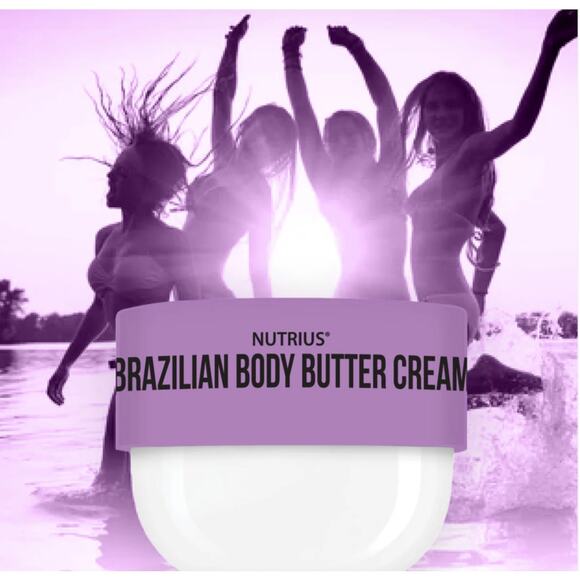 New! Nutrius Brazilian Body Butter Cream Botanical Bliss , 6 FL OZ - Picture 5 of 5